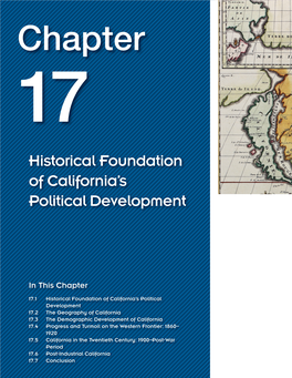 Historical Foundation of California's Political Development