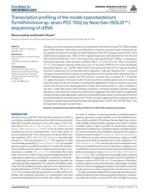 Sequencing of Cdna