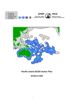 Pacific Island GCOS Action Plan 26 March 2002 Jim Salinger