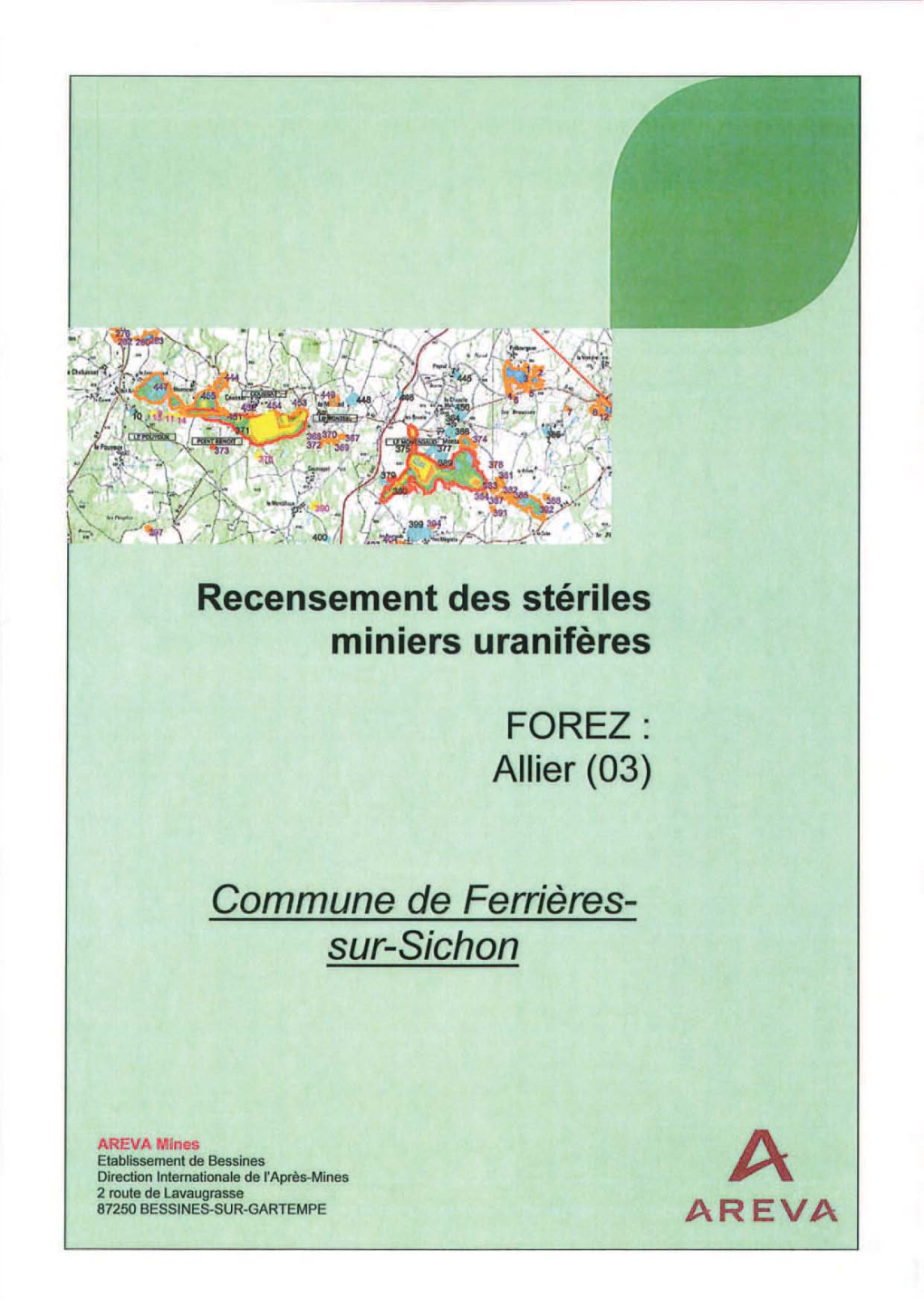 Commune De Ferrières- Sur-Sichon