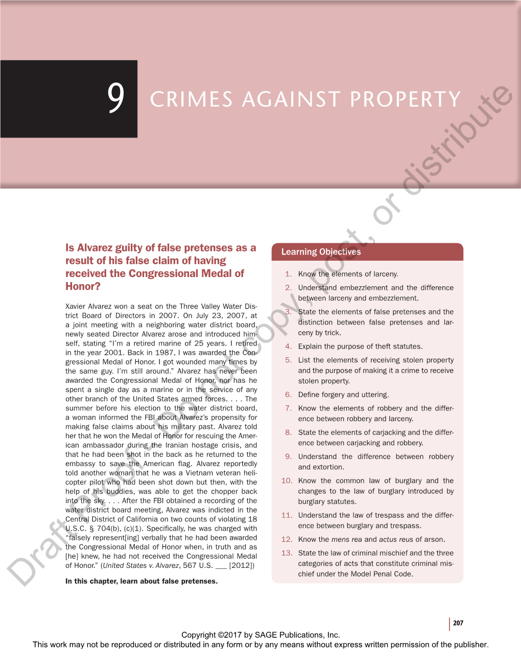 Crimes Against Property