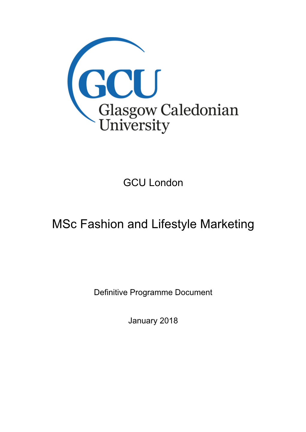 Msc Fashion and Lifestyle Marketing