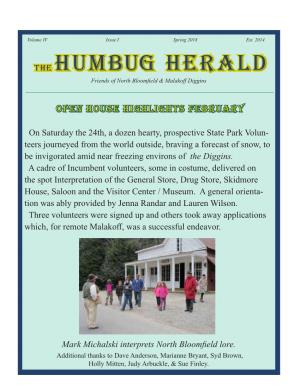 The Humbug Herald Friends of North Bloomfield & Malakoff Diggins
