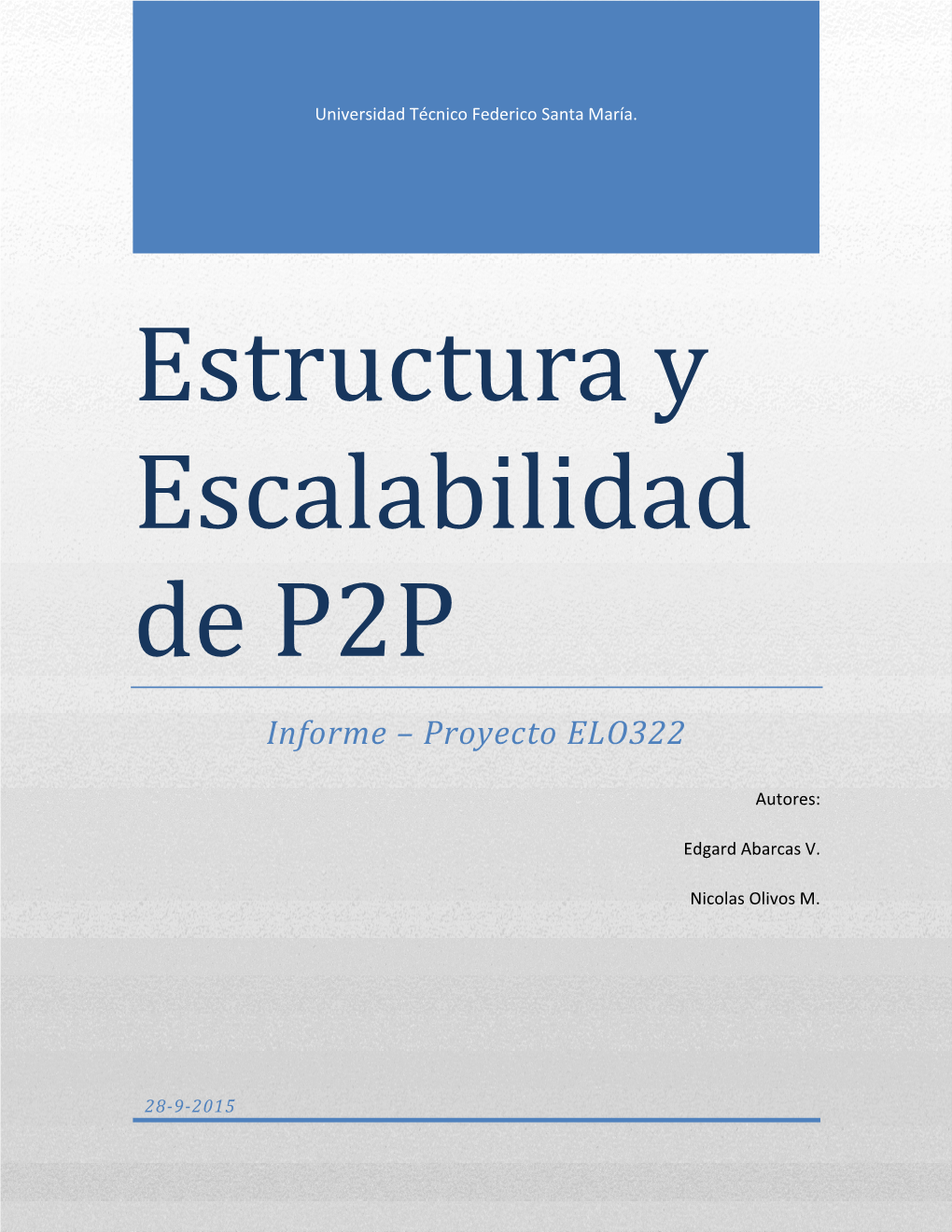 Estructura Y Escalabilidad De