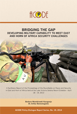 Bridging the Gap: Developing Military Capability to Meet East and the Horn of Africa Security Challenges