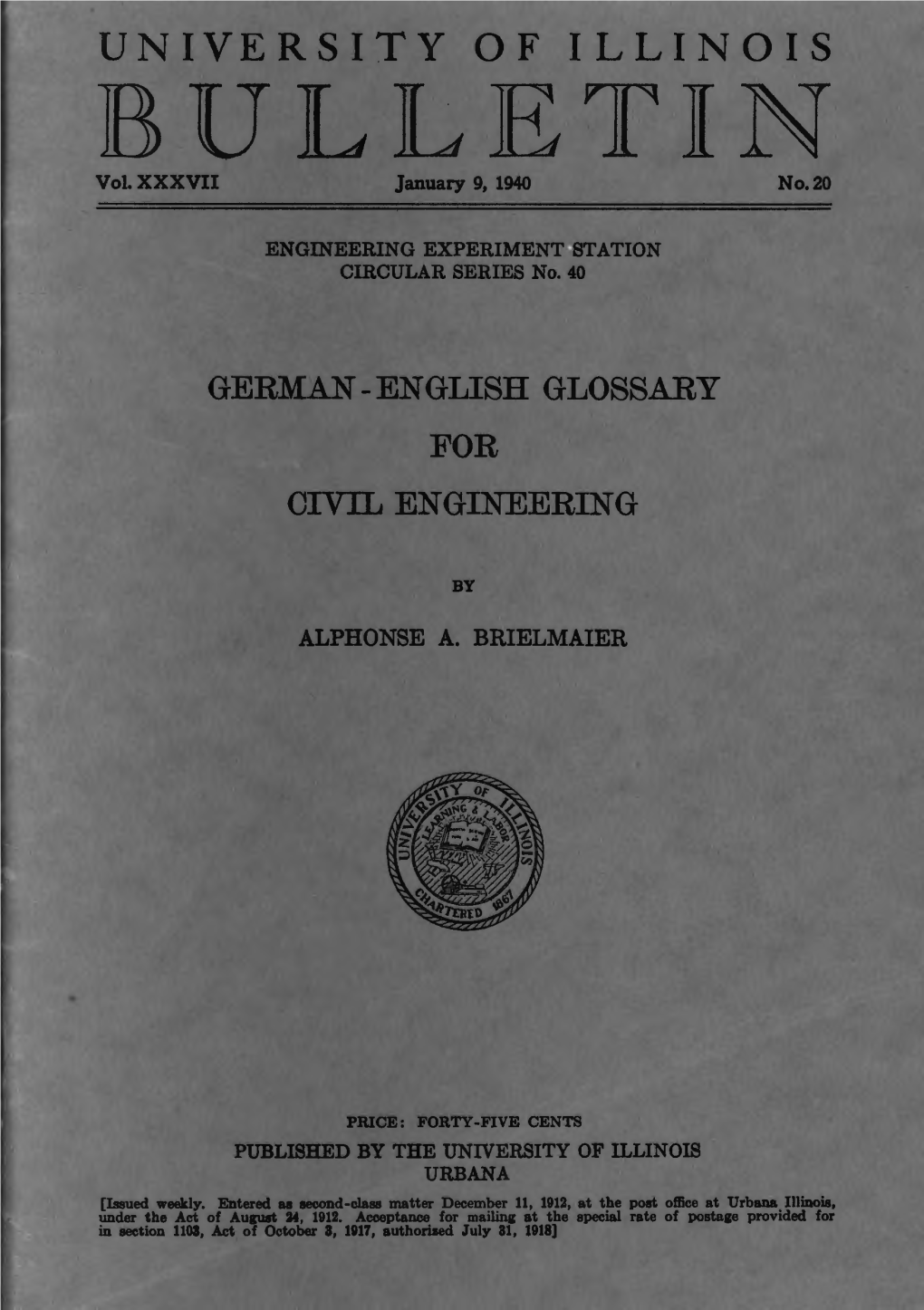 German - English Glossary for Civil Engineering