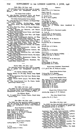 2740 Supplement to the London Gazette, 6 June, 1946