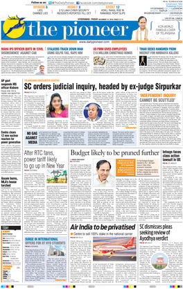 SC Orders Judicial Inquiry, Headed by Ex-Judge Sirpurkar