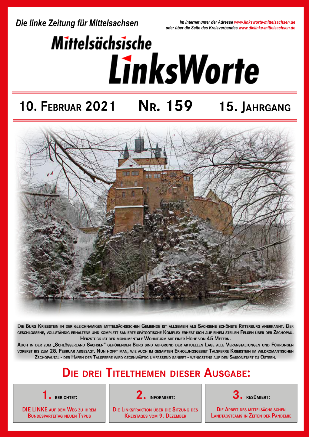 10. Februar 2021 Nr. 159 15. Jahrgang