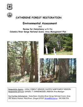 Catherine Forest Restoration EA