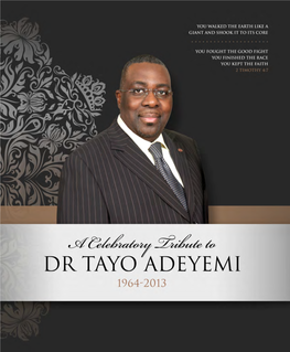 Dr Tayo Adeyemi