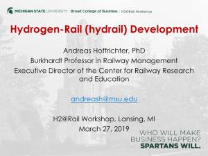 Hydrogen-Rail (Hydrail) Development