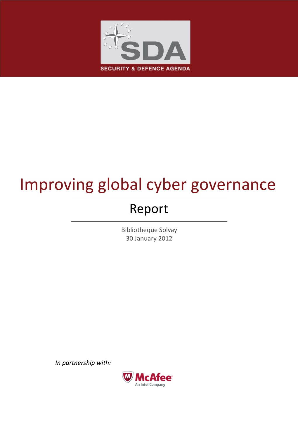 Improving Global Cyber Governance Report