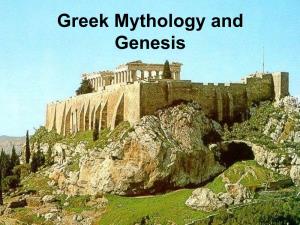Greek Mythology and Genesis