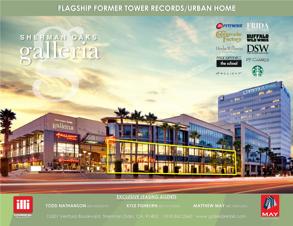 Flagship Former Tower Records/Urban Home