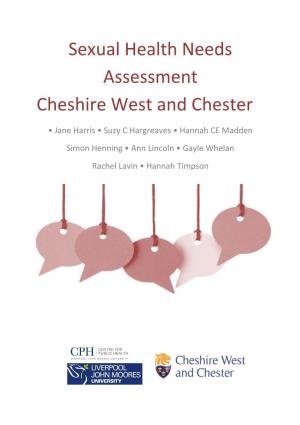 Sexual Health Needs Assessment Cheshire West and Chester