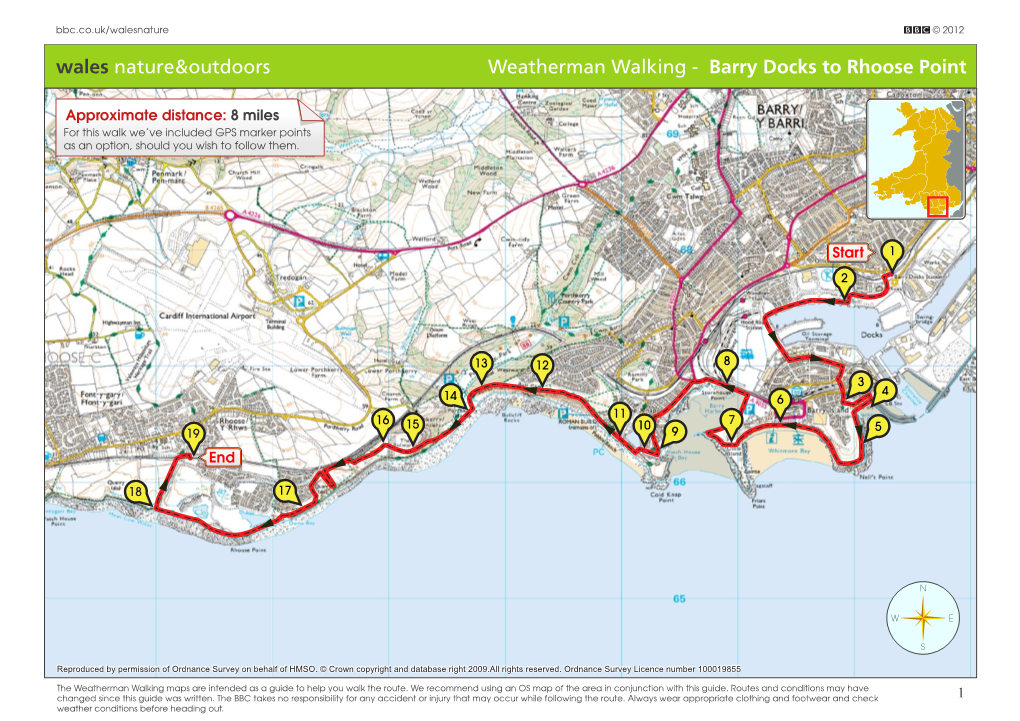 Barry Docks to Rhoose Point