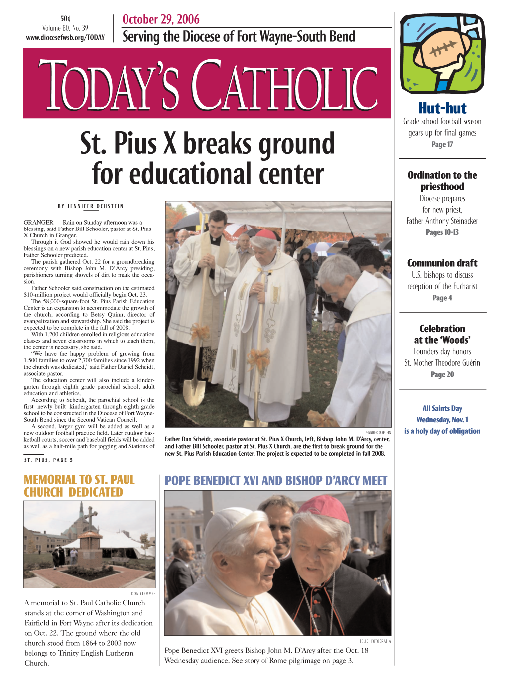 St. Pius X Breaks Ground for Educational Center