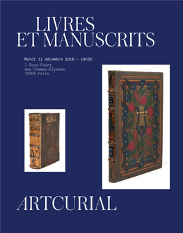 Livres & Manuscrits | 11.12.2018