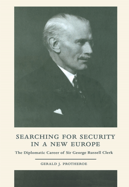 Searching for Security in a New Europe