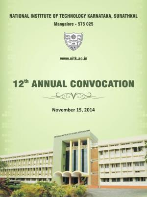 Twelfth Annual Convocation