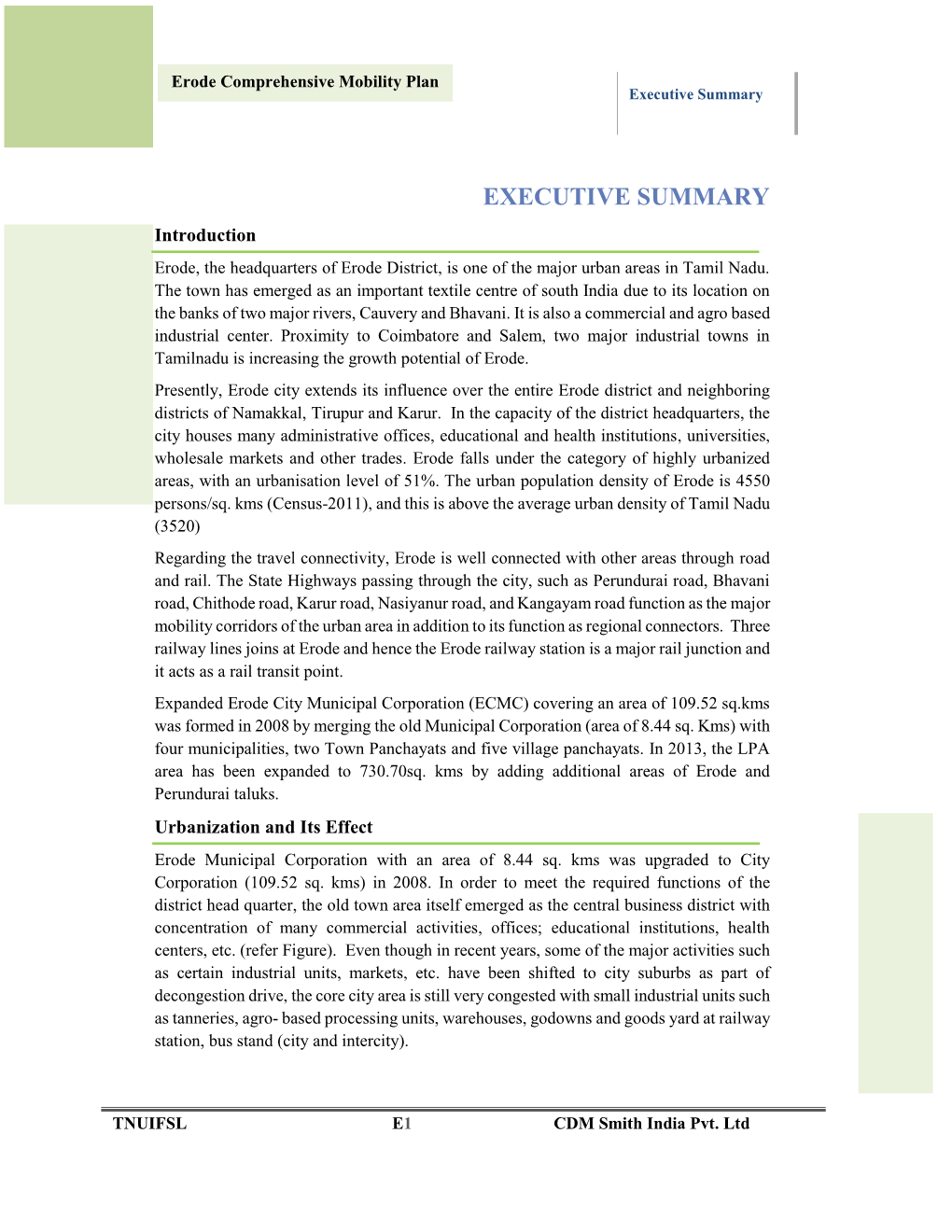 City Mobility Plan