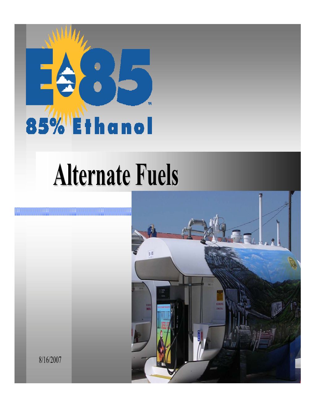 Alternate Fuelsfuels