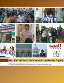 WASHINGTON Desi: South Asians in the Nation’S Capital