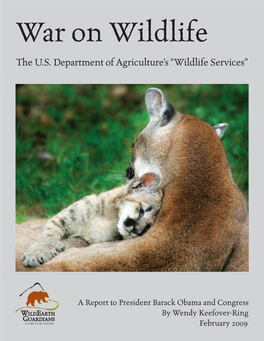Report-War-On-Wildlife-June-09-Lo.Pdf