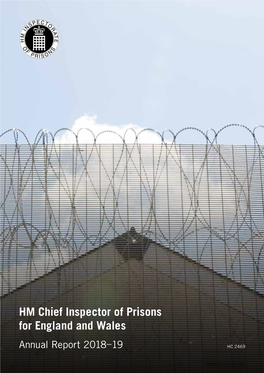 HM Chief Inspector of Prisons for England and Wales