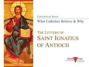 The Letters of Saint Ignatius of Antioch