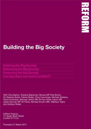 Building the Big Society