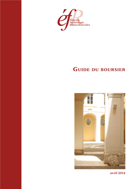 Guide Du Boursier 2014