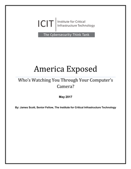 America Exposed Who’S Watching You Through Your Computer’S