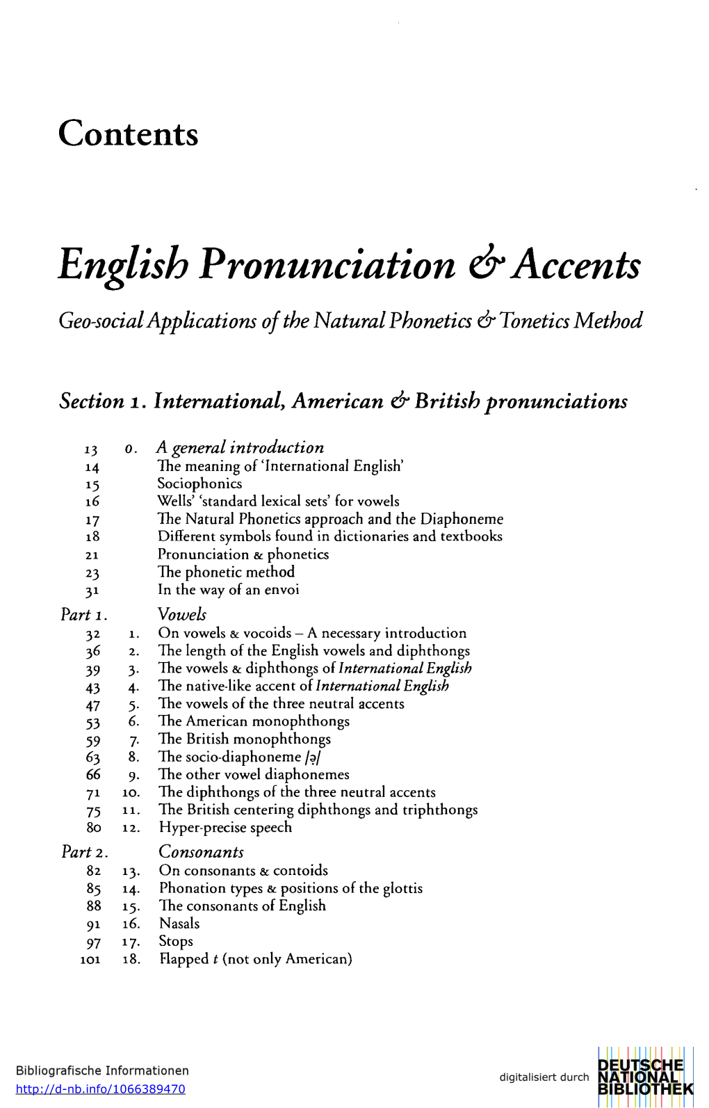 English Pronunciation & Accents
