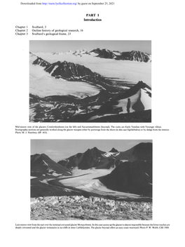 Chapter 1 Svalbard, 3 Chapter 2 Outline History of Geological Research, 16 Chapter 3 Svalbard's Geological Frame, 23