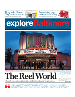 Baltimore Movies Since 1970’S “Baltimore Has Nitty-Gritty Urban the Baltimore Film Office