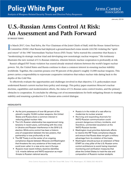 Policy White Paper Analysis of Weapons-Related Security Threats and Effective Policy Responses