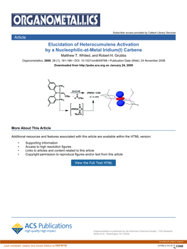 Elucidation of Heterocumulene Activation by a Nucleophilic-At-Metal Iridium(I) Carbene Matthew T