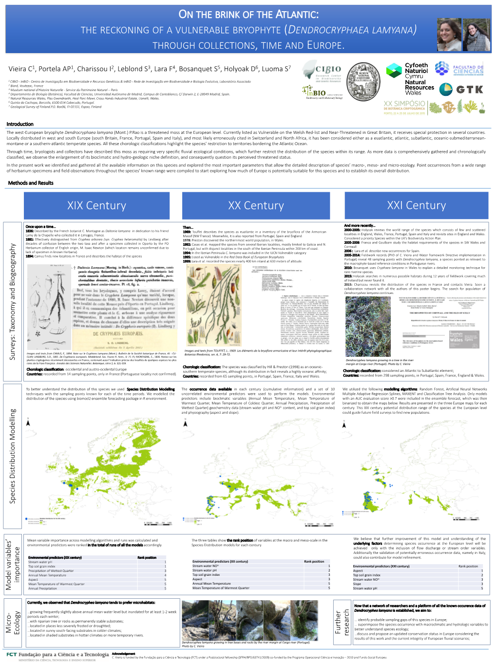 Cryphaea Lamyana) Through Collections, Time and Europe