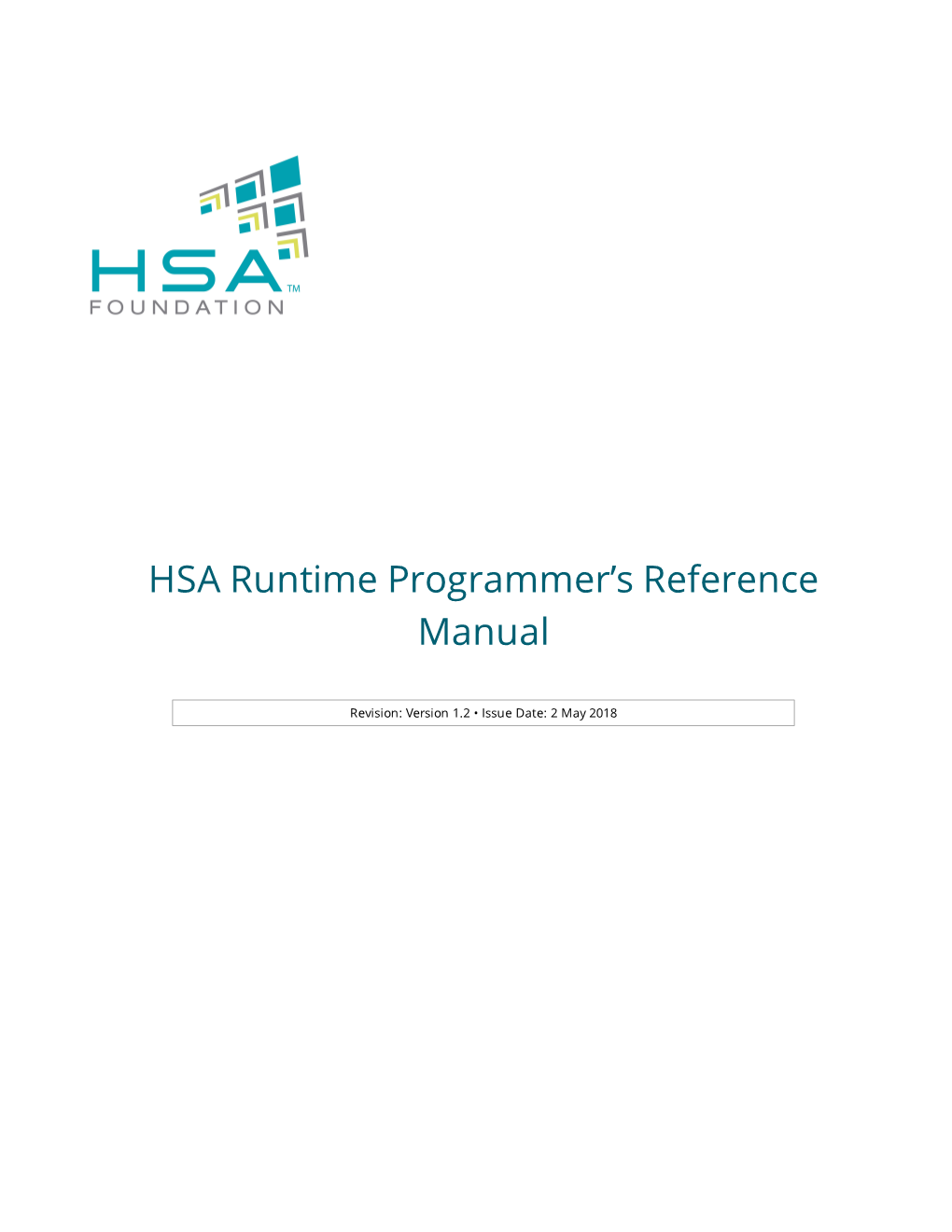 HSA Runtime Programmer's Reference Manual Version