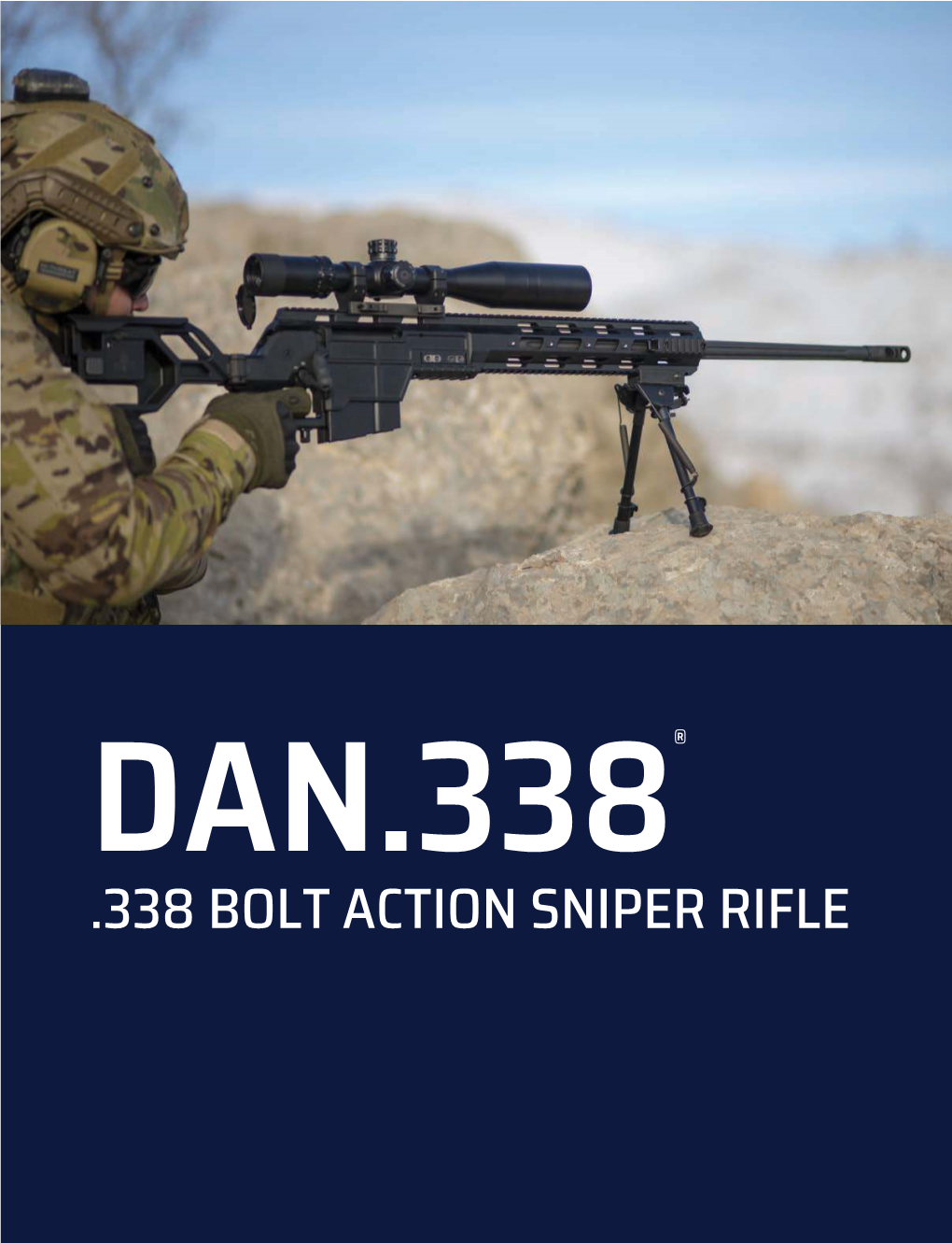 338 Bolt Action Sniper Rifle