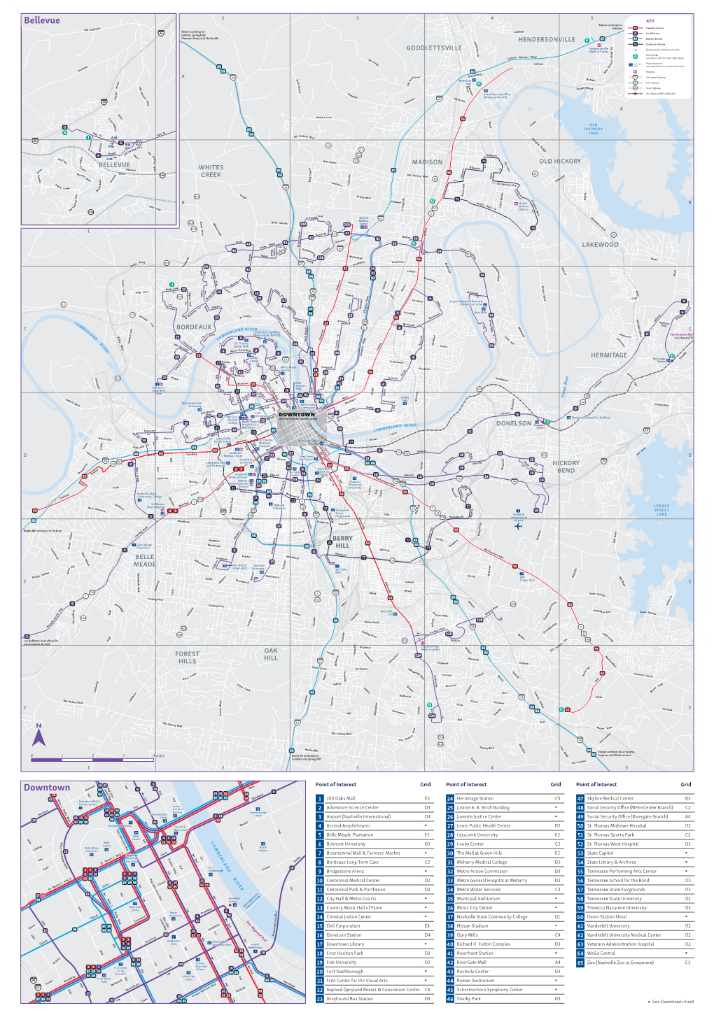 Nashville System Map.Indd