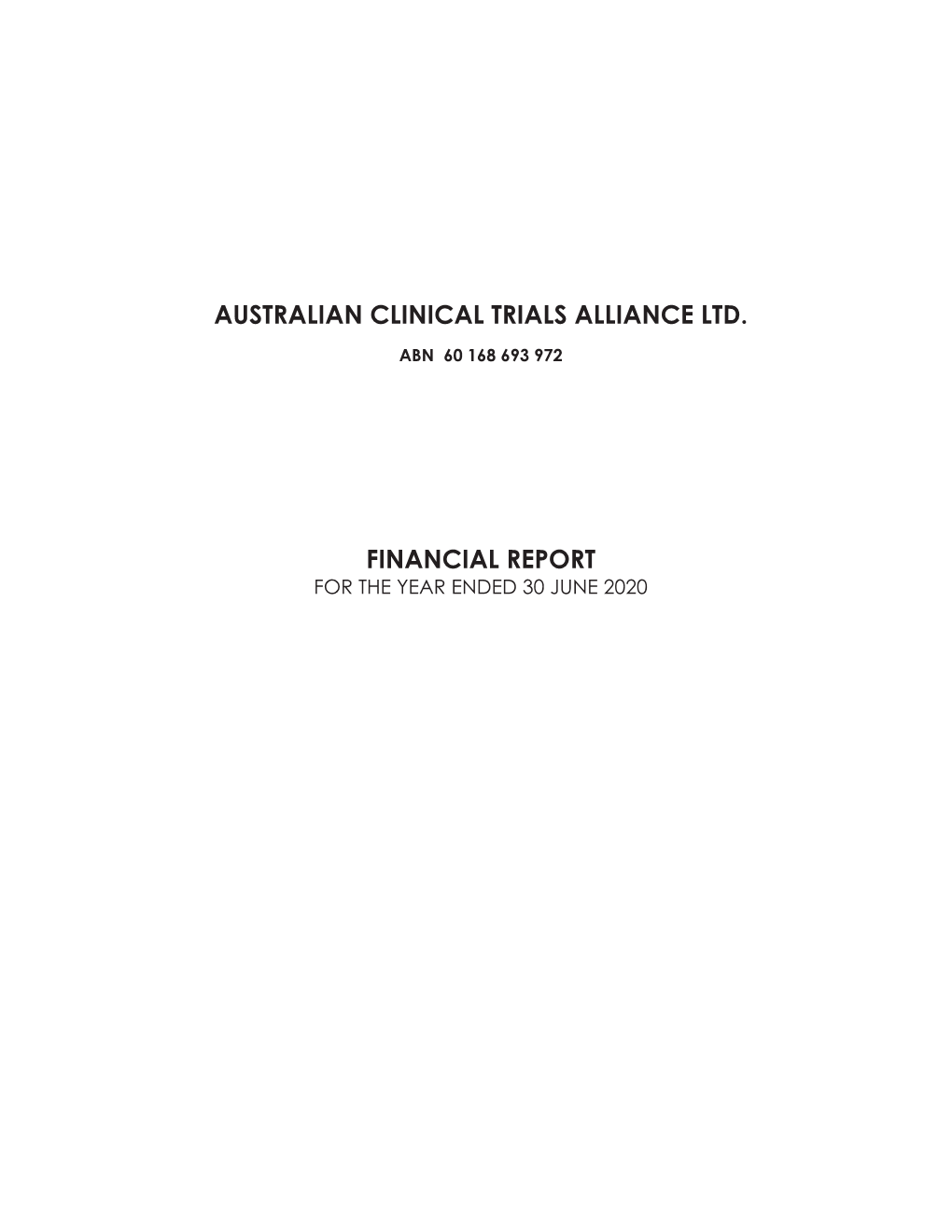 Annual Financial Report