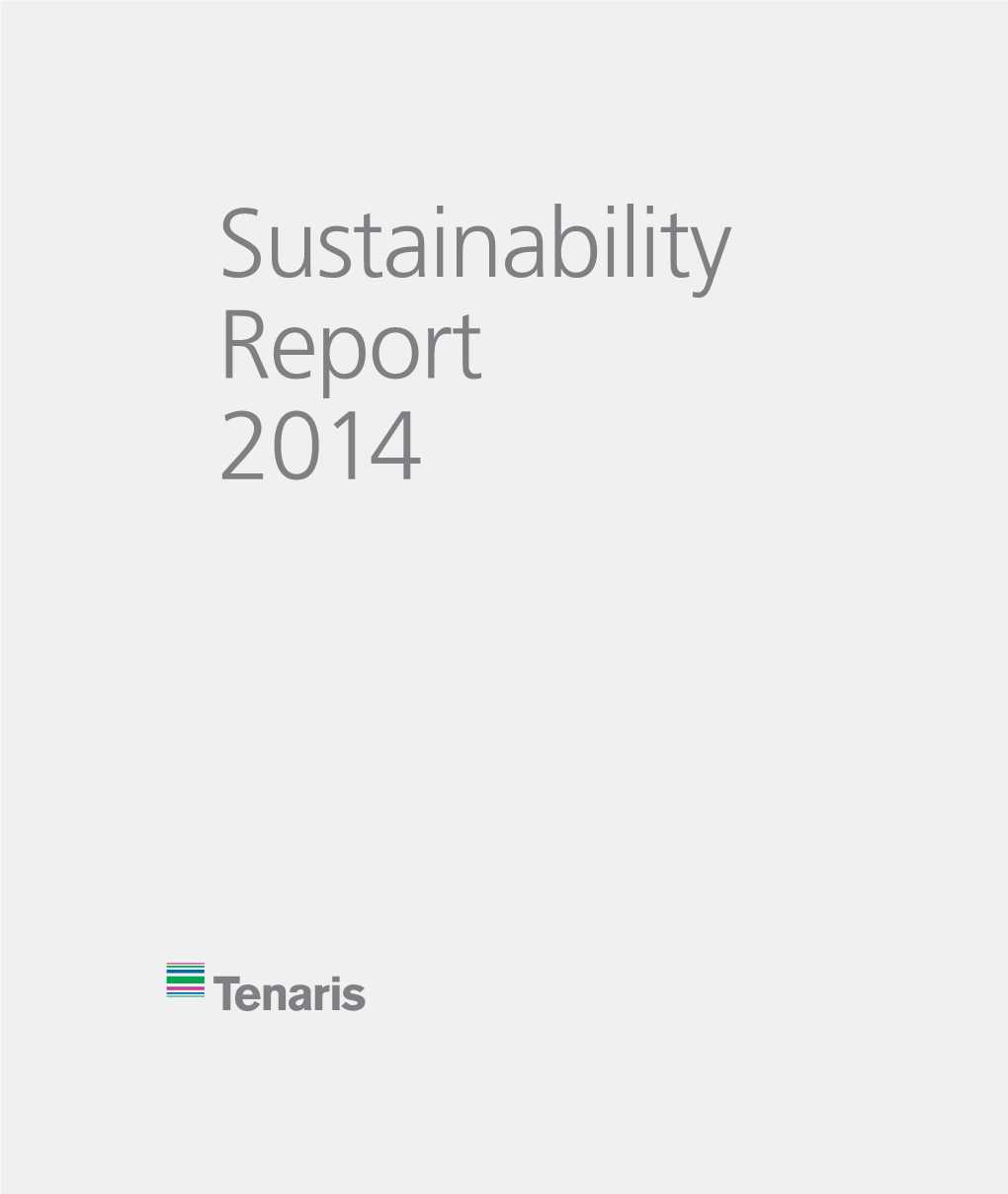 Sustainability Report 2014 Index 04 Chairman’S Letter