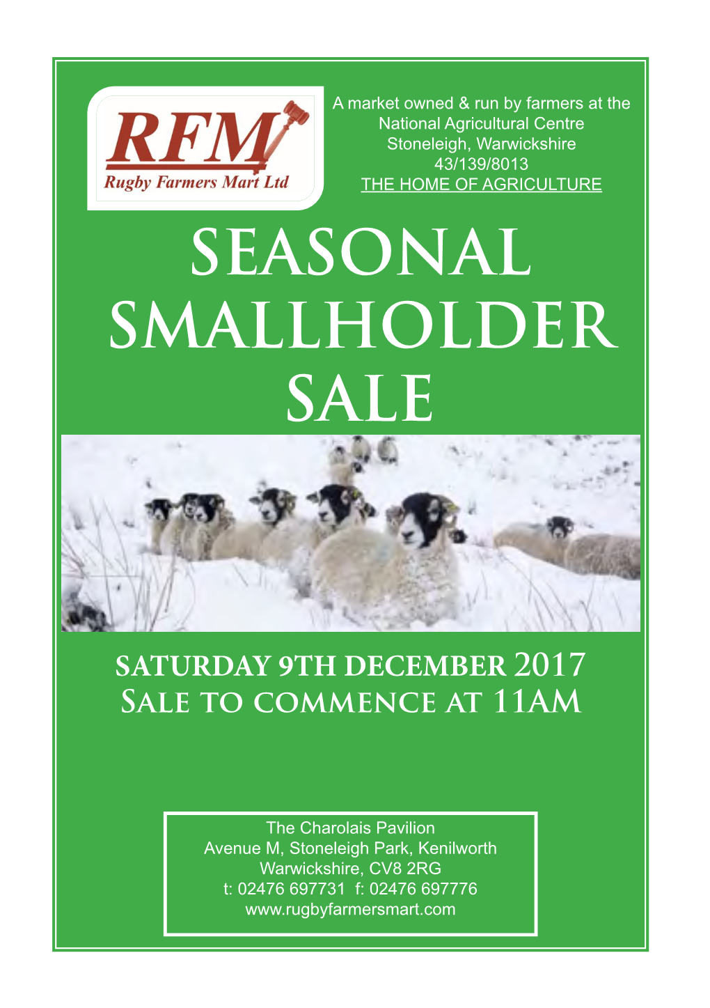 Seasonal Smallholder Sale