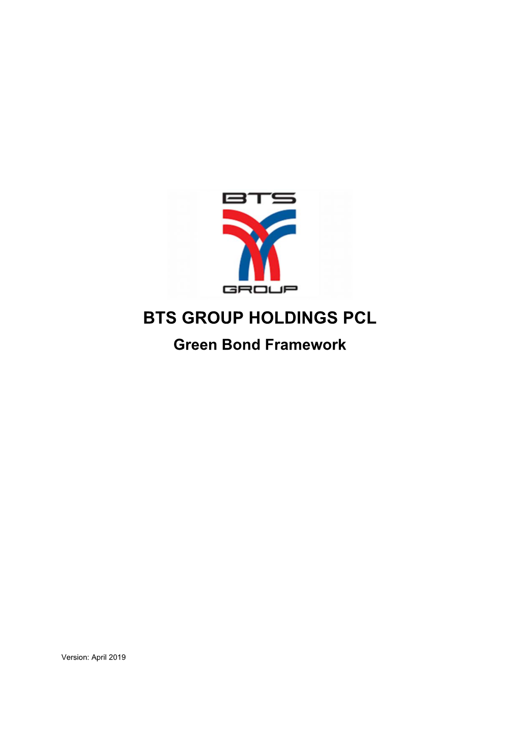 BTS GROUP HOLDINGS PCL Green Bond Framework