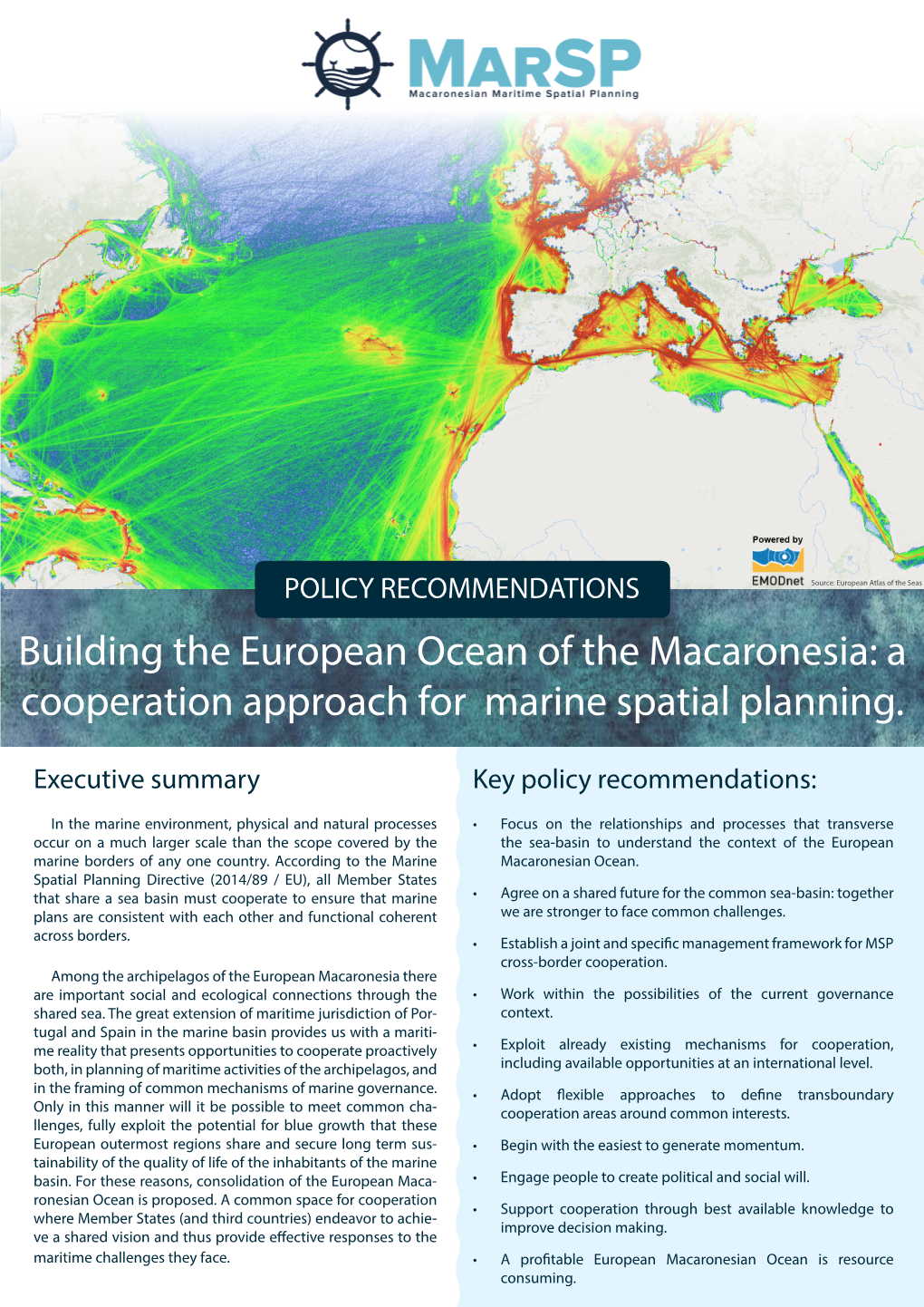 Building the European Ocean of the Macaronesia: a Cooperation Approach for Marine Spatial Planning