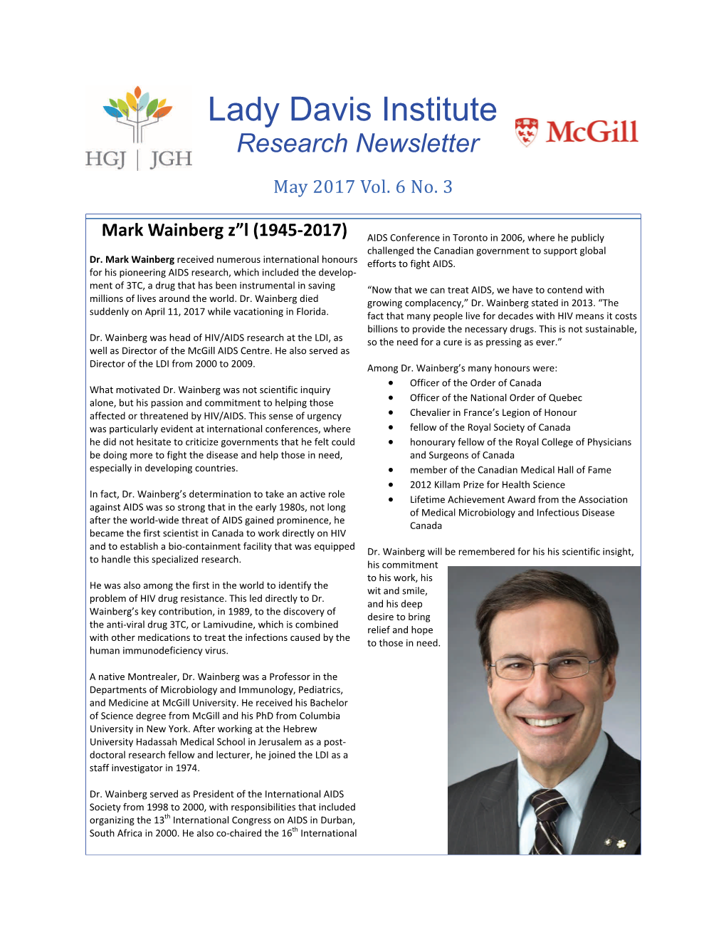 LDI Newsletter