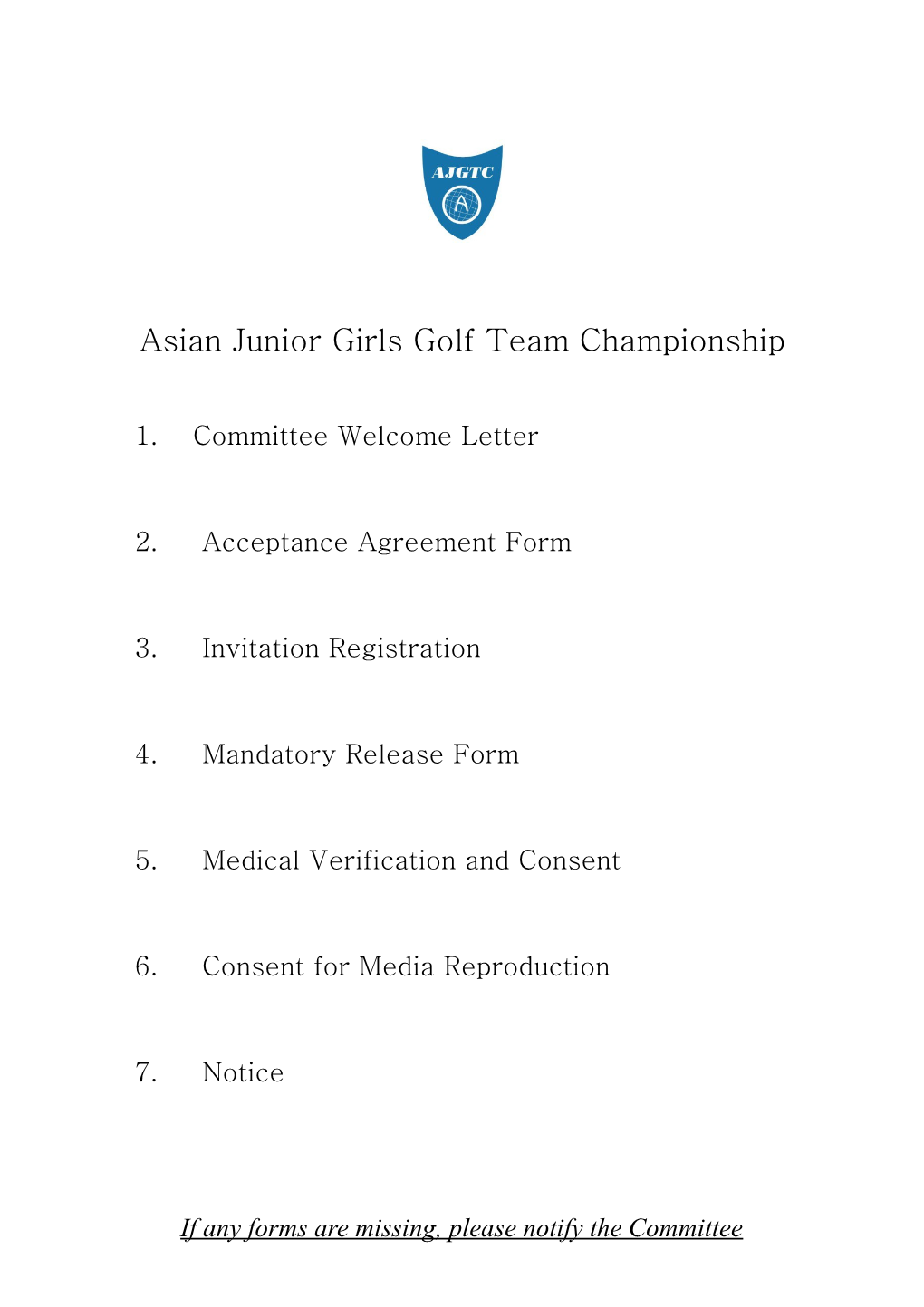 Asian Junior Girls Golf Team Championship